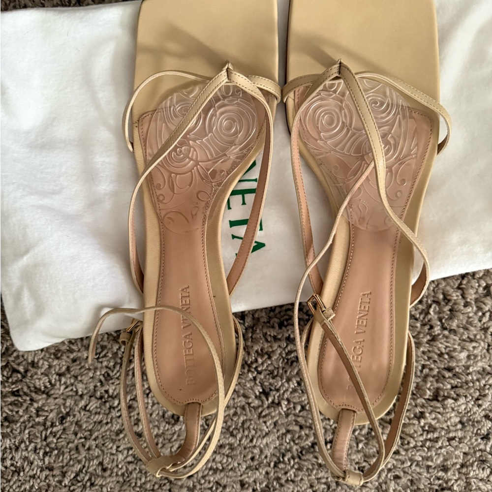 Bottega Veneta Beige Sandals